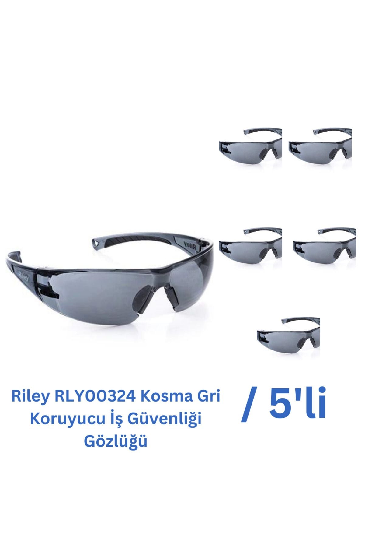 Riley RLY00324 Kosma Gri Gözlük- 5 Adet Riley RLY00324 Kosma Gri Gözlük- 5 Adet
